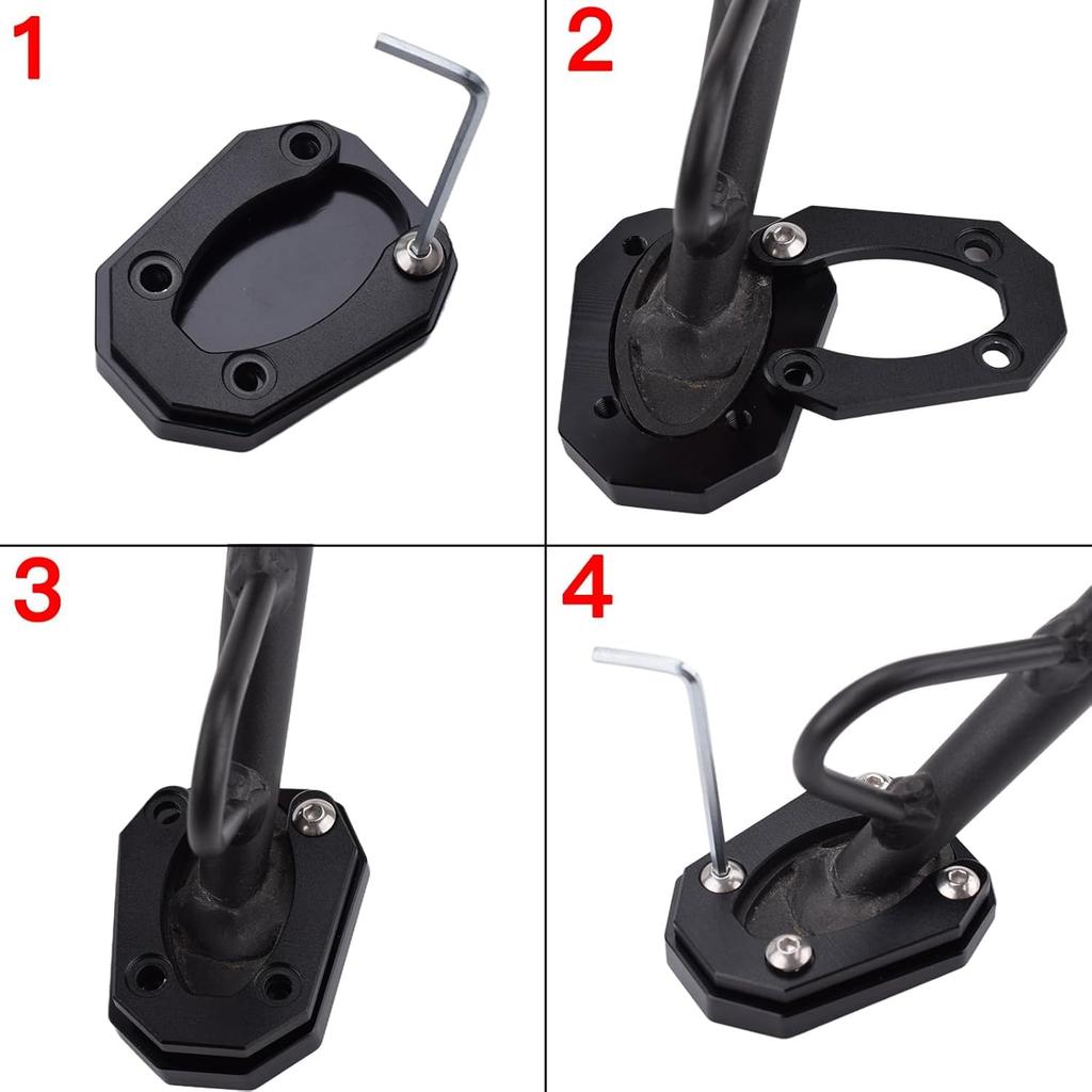 Пластина боковой подставки Motokano для ELIMINATOR 400 SE400 Eliminator 400 (2023-2024 гг.) (зеленый)