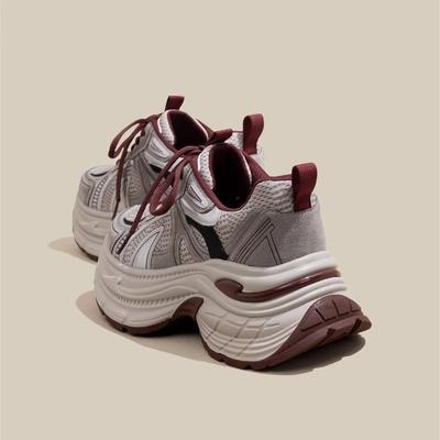 Женские кроссовки на небольшой платформе, увеличивающие внутреннюю высоту, женская обувь, весенние беговые, повседневные спортивные кроссовки