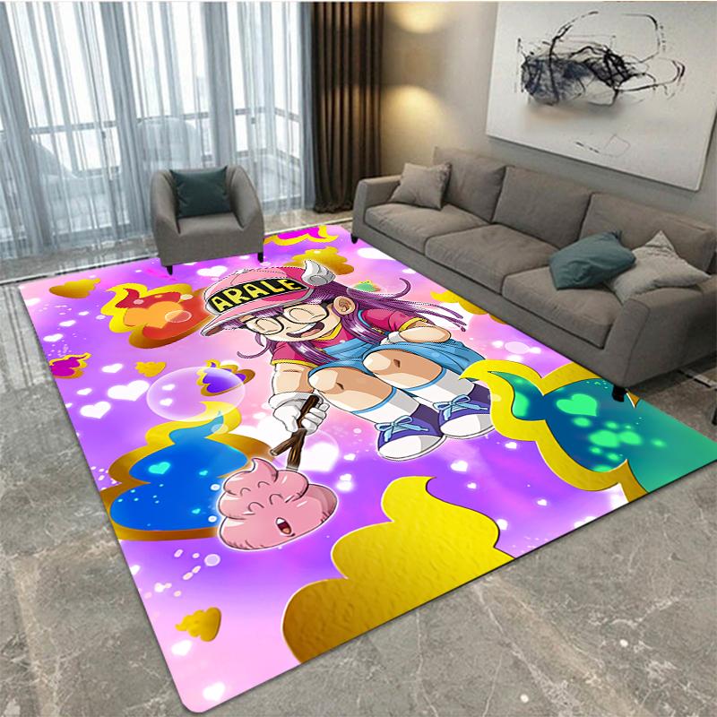 Мультяшный ковер DR Slump Арале Чан, коврик для детской зоны отдыха, гостиной, спальни, подголовник, коврик для сиденья, нескользящий коврик