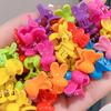 10Pcs Cute Colorful Flower Small Hair Claws Lovely Hair Decorate Claw Clips Kids Sweet Cartoon Hair Accessories Headwear Gift