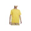 Футболка с круглым вырезом с вышитым логотипом Мужские топы Желтый AR4999-709