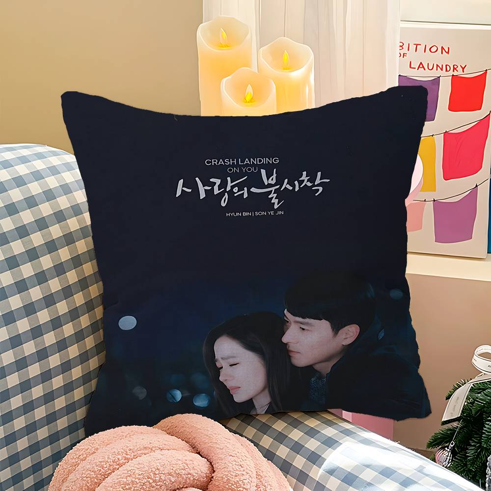 Korean Crash Landing On You Personalized Pillow Dust Cover Bedroom Kids Party Decoration Pillowcase Birthday Children Gift