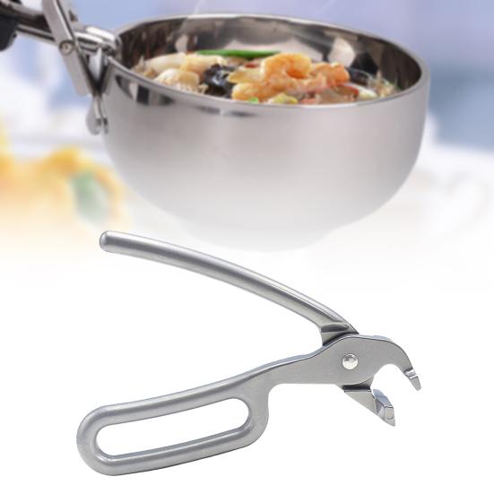 Anti-Scald Heavy Pizza Pan Duty Aluminum Alloy Tongs Gripper Clips Baking Tool