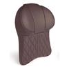 Luxury Car Neck Pillow Set Leather Embroidered Waist Backrest Lumbar Support Cushion Auto Seat Travel Headrest Pillow For