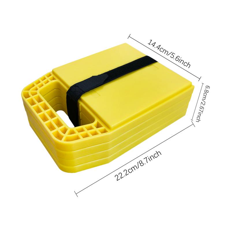 Стабилизатор домкрата RV Стабилизаторы домкрата Постоянно прикрепленные стабилизаторы домкрата 4 шт. Большие стабилизаторы домкрата RV с ручкой Блоки для