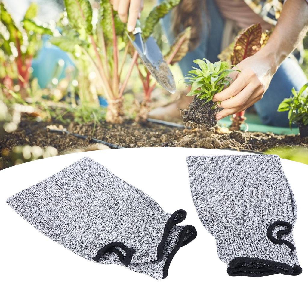 1 Pair 45cm Arm Protection Sleeve 5 Protection Grade Cut Resistant Safety Arm Guard for Garden