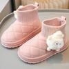 Hot Selling Kids Snow Boots Winter Warmth Outdoor Sneakers High Top Fashion Kids Walking Cotton Shoes Anti Slip Casual Shoes