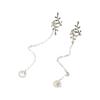 2pcs/pair Hollow Out Anti-Lost Earphone Clip Leaf Headphone Chains  Bluetooth Earphone