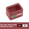 For Skoda Car Seat Belt Buckle Cover Anti Scratch Protector Covers Auto Interior Accessories Kodiaq Octavia 2 3 Rapid Karoq