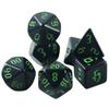 Черный DND кубик 7 шт. многогранные кубики набор для DND RPG Running Team настольная игра, как сувениры/подарки развлечения
