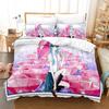 Постельное белье После Дождя Односпальный Полуторный Двуспальный Кингсайз Комплект постельного белья Взрослый Детский Спальня Комплекты пододеяльников 3D Принт Аниме Простыня