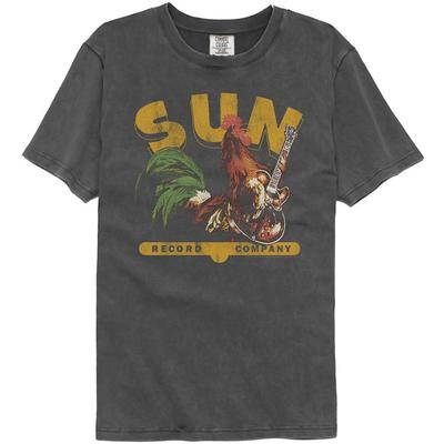 Музыкальная футболка Comfort Colors с петухом Sun Records и гитарой