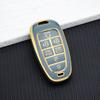 Чехол-брелок из ТПУ для Hyundai Sonata/Nexo DN8/Santa Fe TM/Tucson NX4/Staria/Ioniq 7 Кнопок Защитная Крышка Автомобильного Брелка Аксессуары
