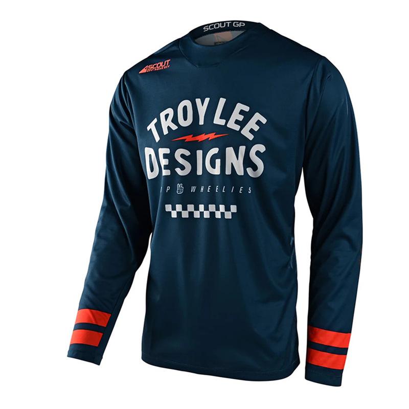 TROYLEE New Downhill Suit Motorcycle Off-Road Riding Suit Motorcycle Travel Locomotive Equipment Knight Quick Drying Suit T-Shirt