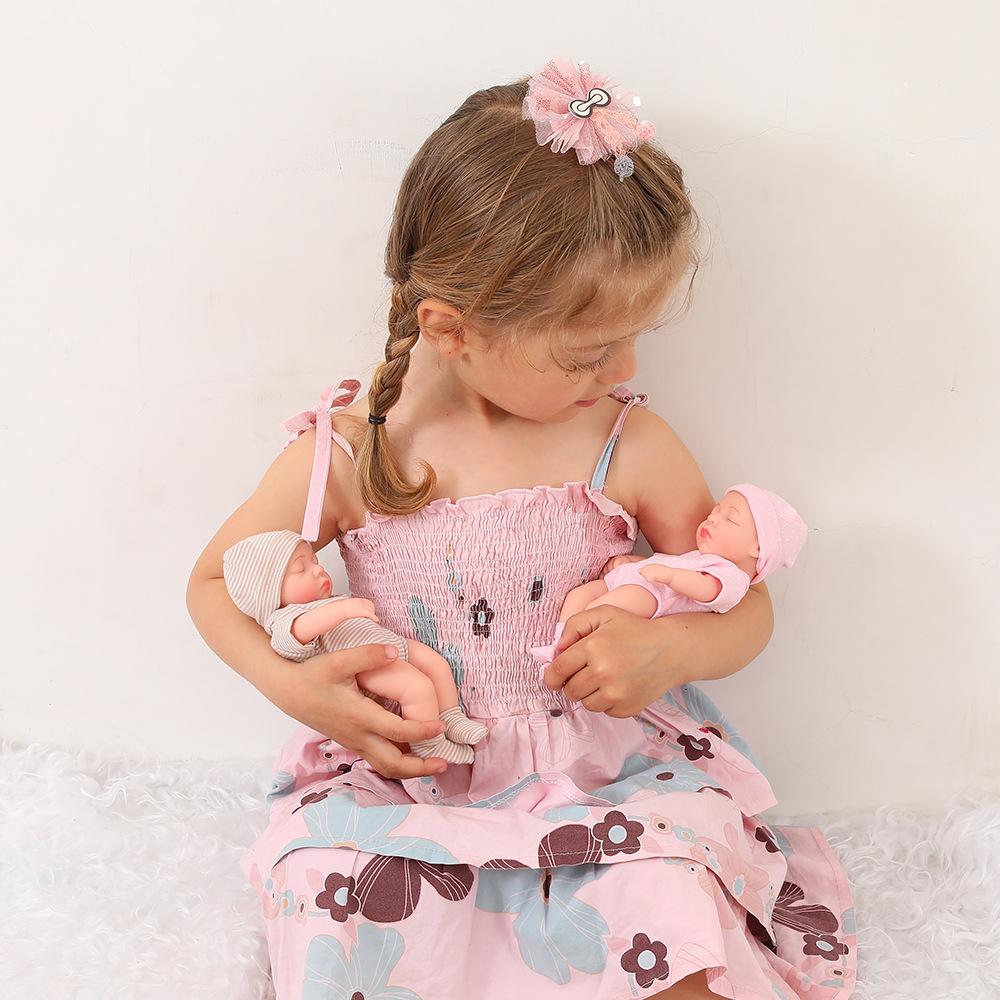 19 см детская кукла реборн мини-моделирование всего тела мягкая резиновая эмалированная кукла подарок для девочки кукла кукла