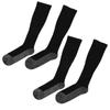 2pairs Sports Compression Socks Constant Temperature Heated Aluminized Fiber Foot WarmerLong