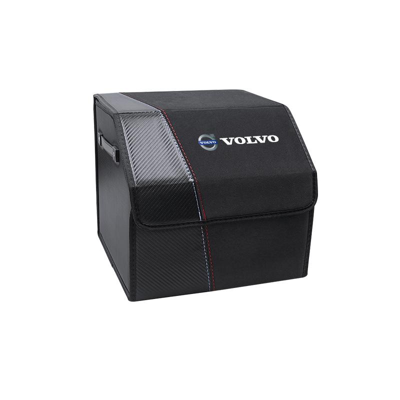 AABAV1 Large Capacity Car Trunk Organizer Box Auto Tools Storage Bin For Volvo V60 V40 XC90 S60 C30 XC60 V50 V70 S90 AWD XC40 S80 T6V90