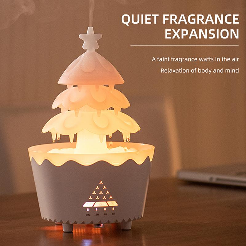 Ароматизатор с цветными каплями дождя, очиститель воздуха, вращающийся, Lucky Tree, дождевое облако, аромадиффузор, капающая вода, духи, дом