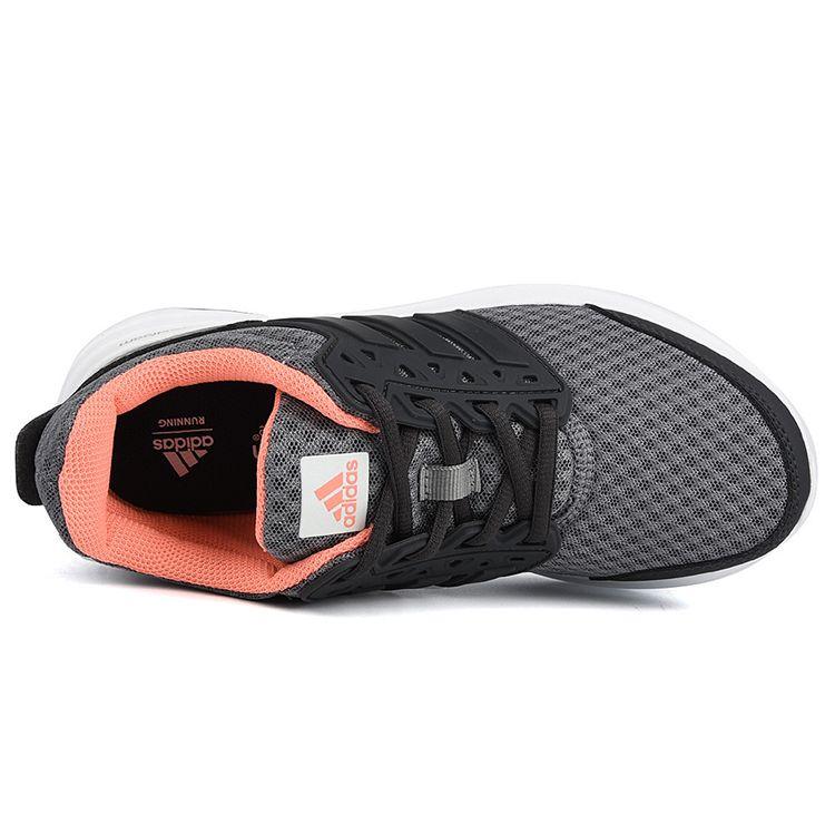 adidas Galaxy 3 Повседневные Удобные Универсальные Тканевые Прочные Низкие Марафонские Беговые Кроссовки Женские Кроссовки Серые Оранжевые AQ6558