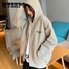 Female Autumn Hooded Cardigan Sweater Student Mid-length Top Coat Ins Girl's Loose Jacket Zipper Coat Long-sleeved Hooded Sweater Women Cardigans