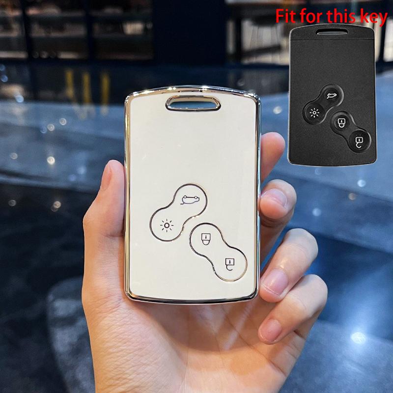 Новый чехол для смарт-ключа из ТПУ для автомобиля, брелок для Renault Duster Captur Clio Logan Megane 1 2 3 Koleos Scenic Nema Fluence Zoe Keyless