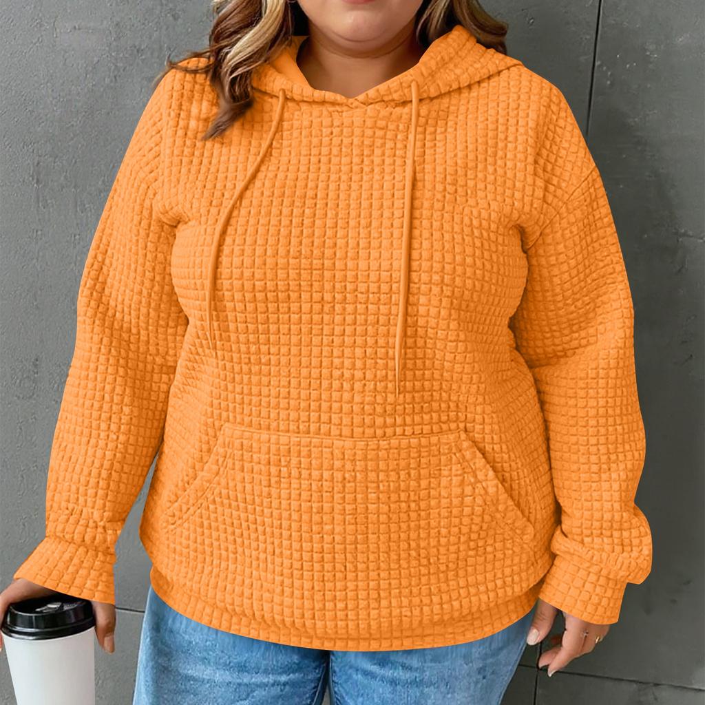 Женские толстовки с капюшоном, с длинным рукавом, повседневные, со шнурком, свитшоты, пуловер, карманы, топы