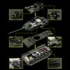 Военный MOC 1/28 2306 деталей Leopard 2A8 Армейский основной боевой танк Строительные блоки Кирпичики Современный набор танков Игрушки Для Детей Мальчиков Подарки