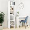 VidaXL Bookcase White 40x35x180 Cm Engineered Wood 803398