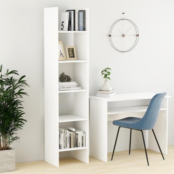 VidaXL Bookcase White 40x35x180 Cm Engineered Wood 803398
