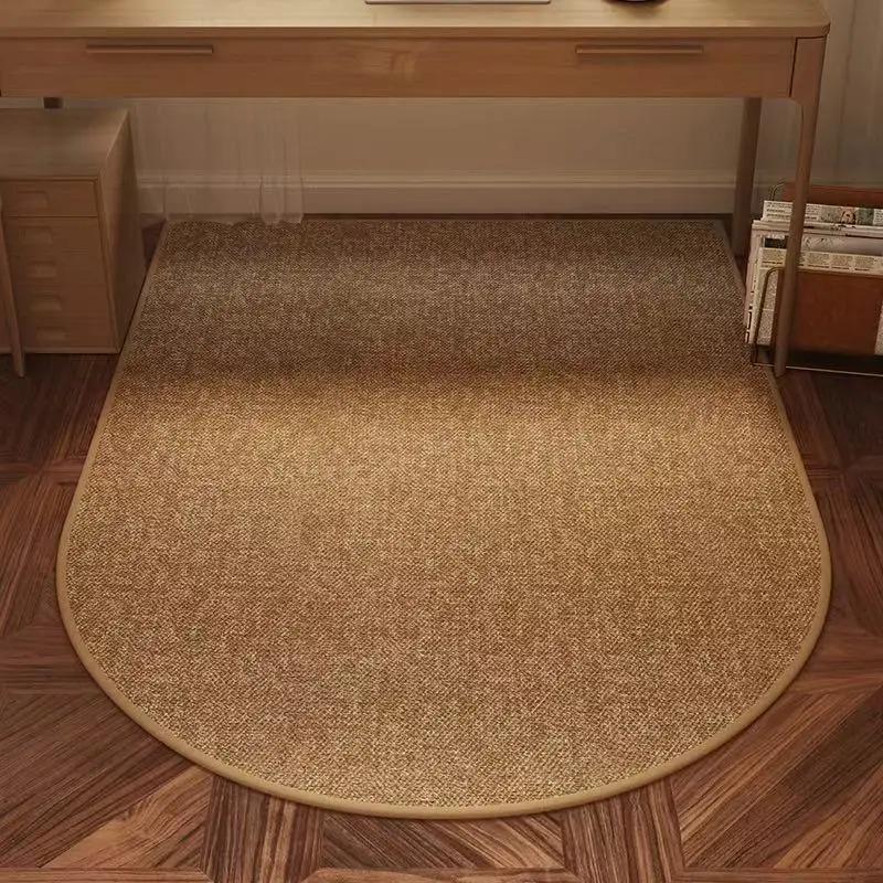 Wabi-Sabi Style Office Chair Mat Non-Slip Wear-Resistant Floor Rug For Desk Bedroom Home Decoration Carpet