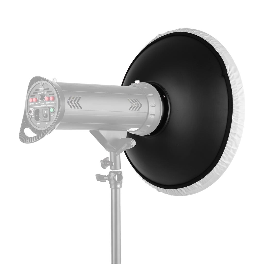 16 Inch Beauty Dish Studio Photography Reflector Diffuser with Honeycomb Soft Cloth for Bowens