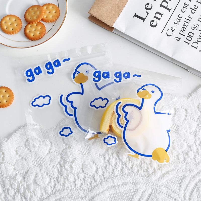 Милый мультяшный самоклеящийся пакет для украшений и подарков - Прозрачная упаковка для школы, пакет для маски