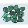 13Pcs Natural Green Malachite Fancy Cabochon Loose Gemstone 257Cts. Lot C-460
