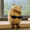 Cute Funny Small Potato Plush Keychain Cartoon Potato Plush Dolls Pendant Creative Backpack Decoration Accessories Gifts