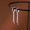 Prevent Allergy 925 Silver Needle Korean Tassel Drop Earrings Temperament Sexy Jewelry for Women 2023 Trending Gifts