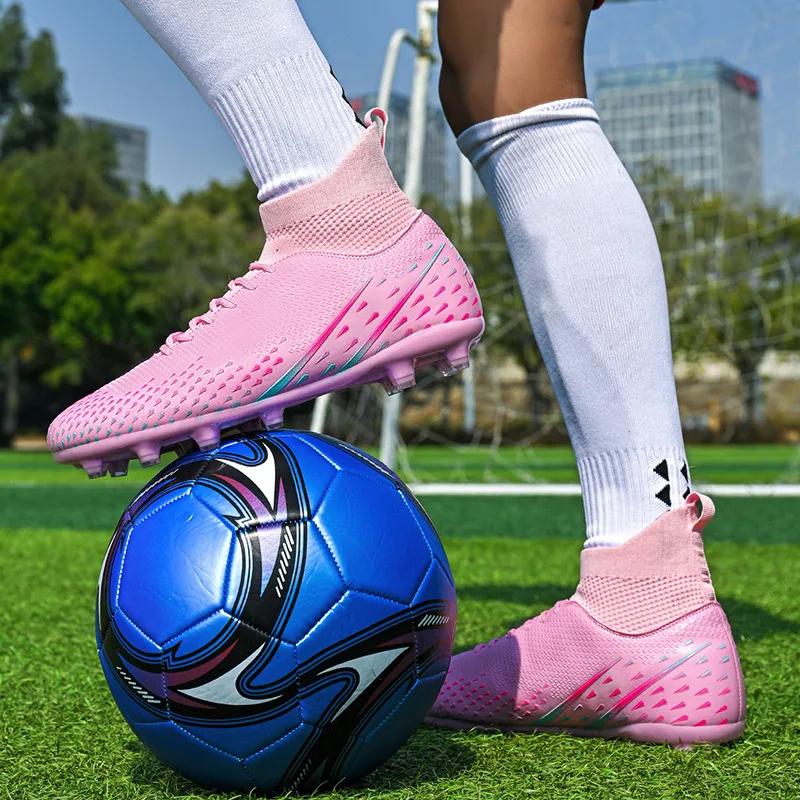 Красные Мужские Футбольные Бутсы Для Уличных Тренировок Футбольное Поле Шипы Мужские На Шнуровке Противоскользящие Мужские Футбольные Бутсы Society botas de futbol