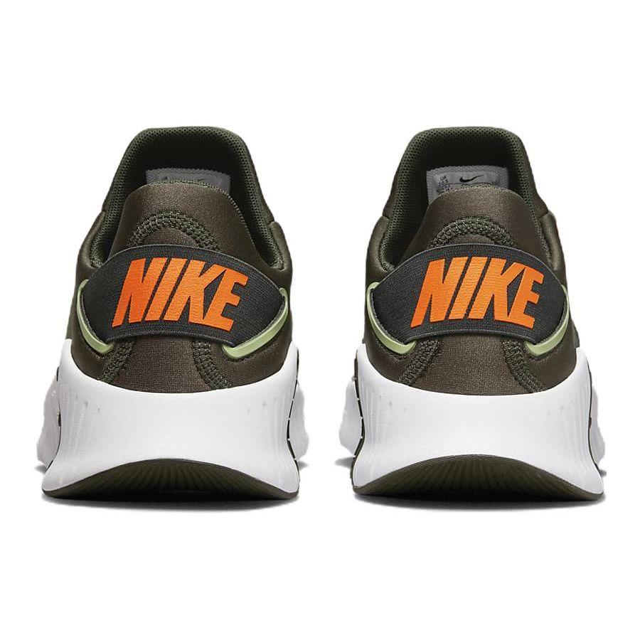 Nike Бесплатные тренировочные кроссовки Metcon 4 для мужчин Cargo Khaki White Sequoia Safety Orange CT3886-301