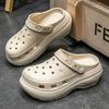 Hollow Out Chunky Platform Sandals Women Summer Thick Sole Eva Clogs Garden Shoes Woman Comfort Non Slip Beach Sandals