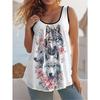 Summer Creative Animal Series Color Printed Women's Sleeveless Vest Casual Loose Comfortable Vest