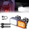 Bright And Durable Mountain Road Bicycle Front And Rear Light Set For Night Riding