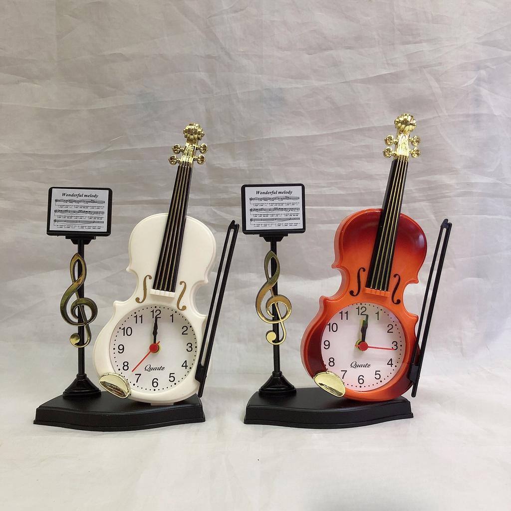 Персонализированный антикварный гитарный инструмент креативный будильник, модные часы-маятник в стиле музыкального инструмента