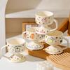 Artistic Ceramic Cup Cute Cartoon Dessert Cup Ins Yogurt Cup New Coffee Cup High Value Mug