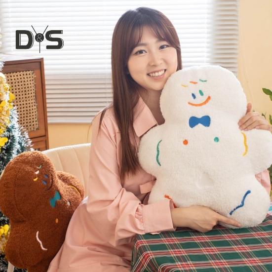 Пряничный человечек плюшевая игрушка мягкая рождественская кукла печенье для детей плюшевое праздничное украшение подарок на день рождения для мальчиков и девочек