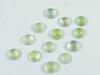 13Cts. Натуральный зеленый пренит круглый кабошон драгоценный камень 13 шт. лот 5.5X5.5MM RQ-1923
