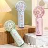 3 Wind Speeds USB Rechargeable Fan Rechargeable Cooling Fan Mini Handheld Fan  Outdoor Activities