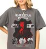 Футболка из фильма «Американский психопат» - Футболка с Патриком Бэйтманом, Хоррор-мерч, Футболка с Кристианом Бейлом, Сигма-мужчина
