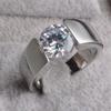 Пара 30% Серебряный Цвет Заводская Оптовая Продажа Колец для Женщин Anillos Mujer Большой Кристалл CZ Anel Bague Серебро Женское