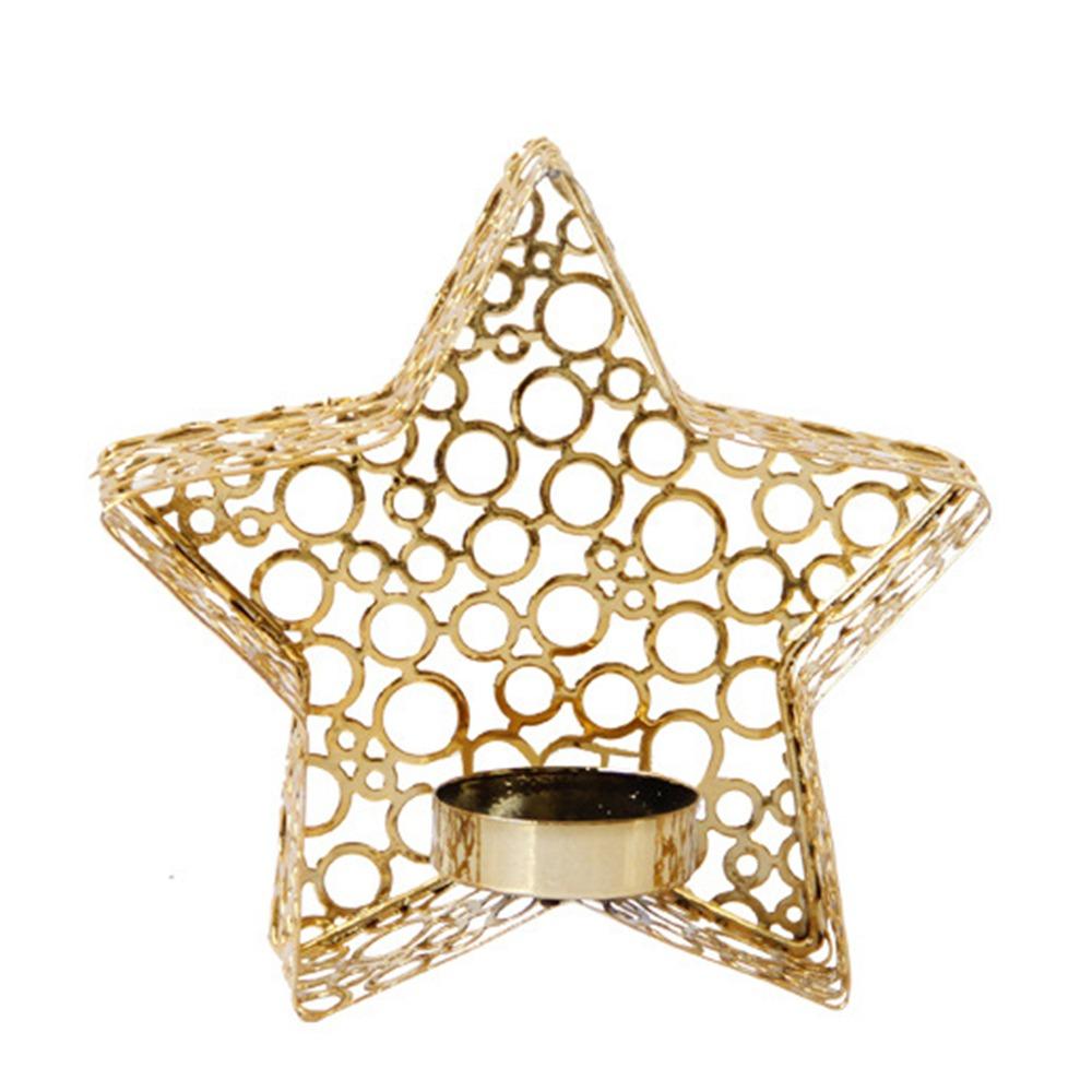 Middle Eastern Star Candle Holder Handhold Candle Stand Holders for Candlesticks  Desktop Ornament