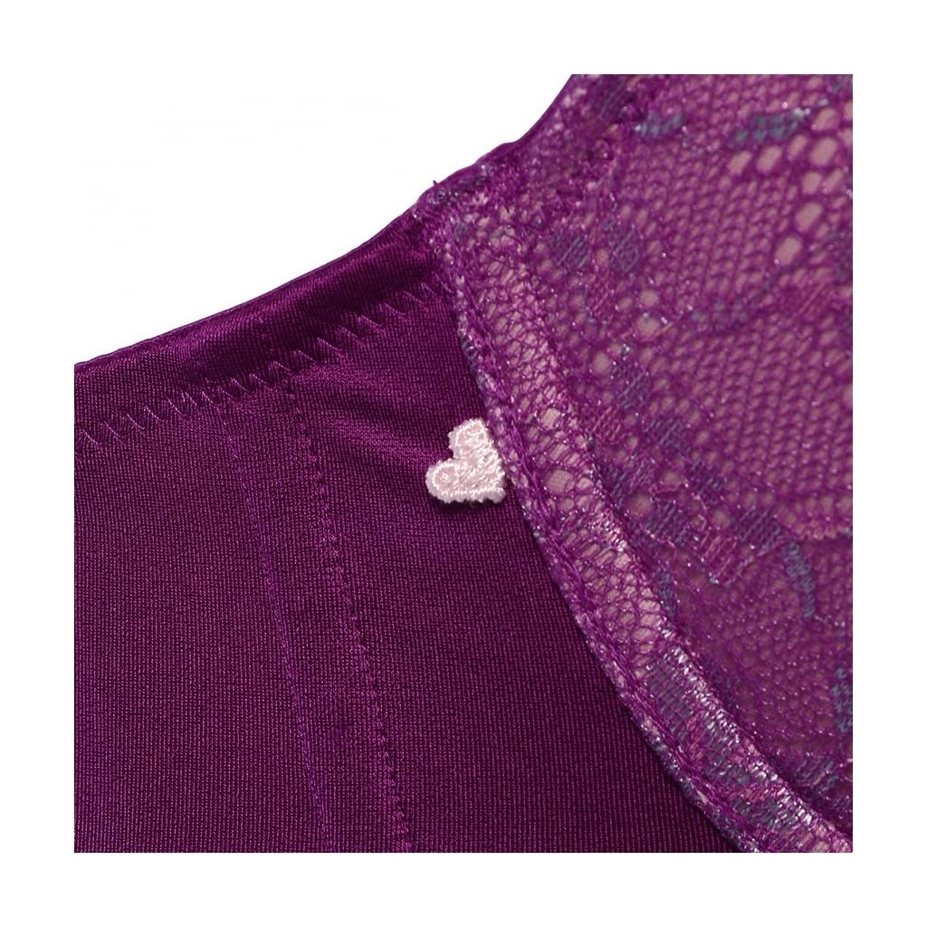 AMOSTYLE Dream Wireless Bra Panty Dream M022 A70M Size Bra, & Set, Daylily, (Purple),