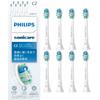 Philips Sonicare Clean Plus Сменные насадки Белые (8 шт.), Оригинальный, HX9028/67,